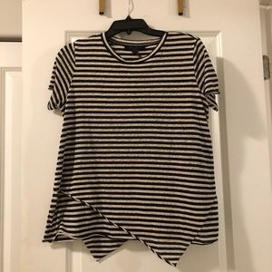 NWT Allsaints Daisy Striped Tee Small